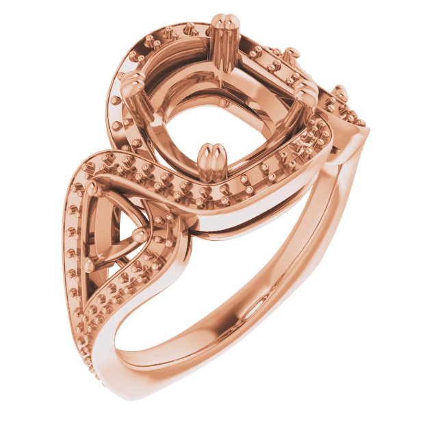 Criss-Cross Halo-Style Ring