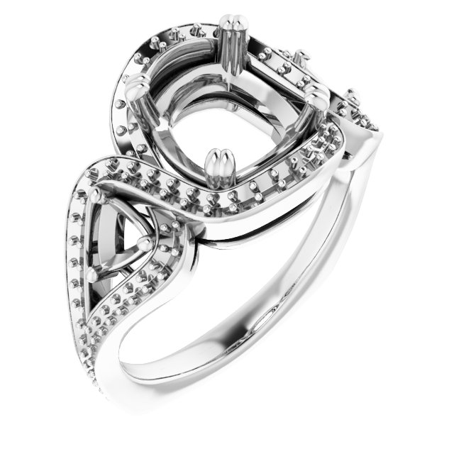 Criss-Cross Halo-Style Ring