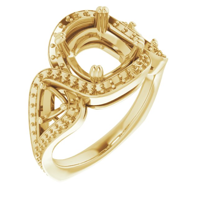 Criss-Cross Halo-Style Ring