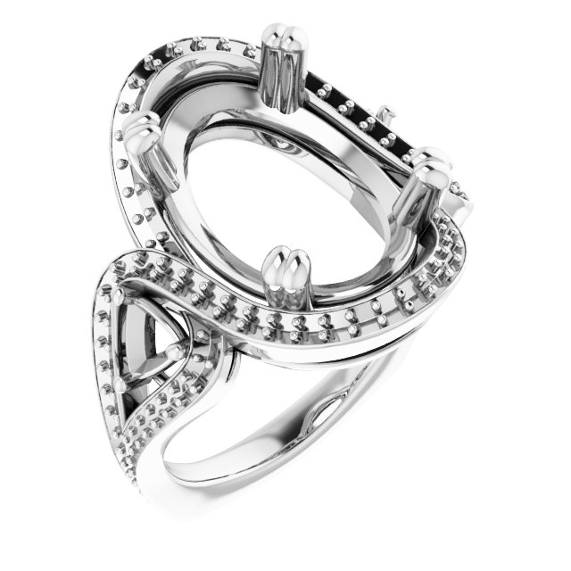 Criss-Cross Halo-Style Ring