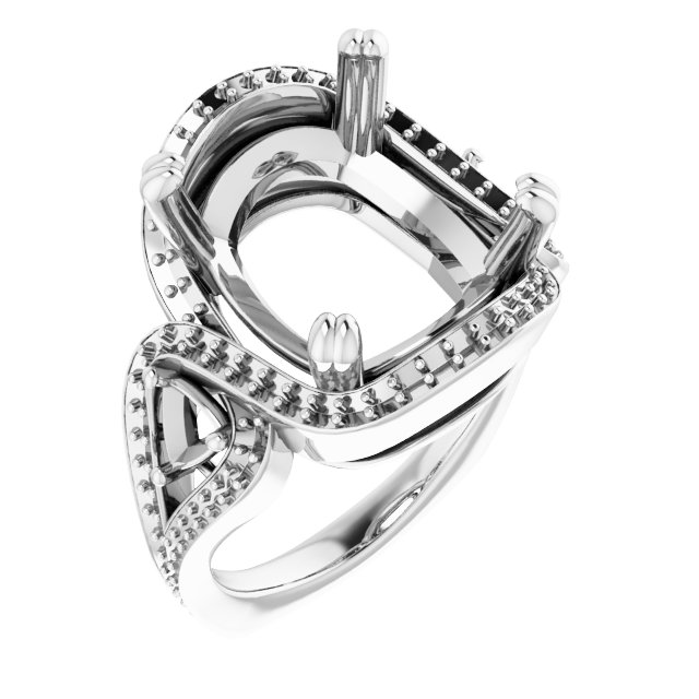 Criss-Cross Halo-Style Ring
