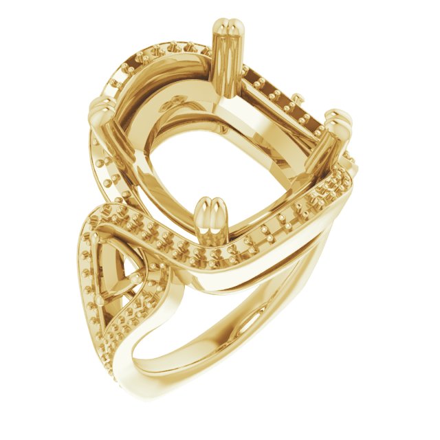 Criss-Cross Halo-Style Ring