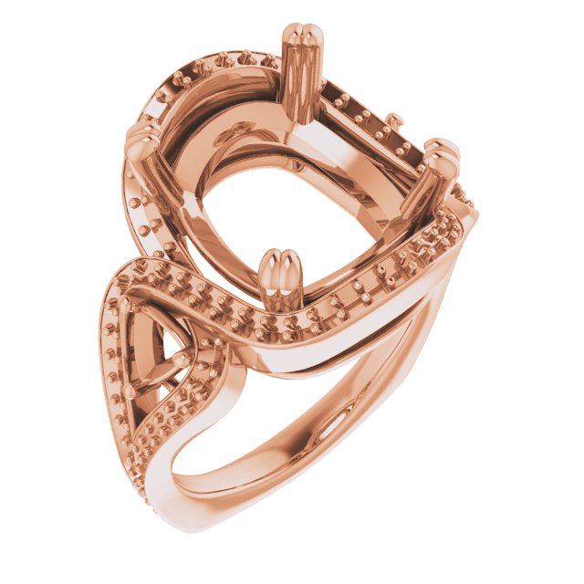 Criss-Cross Halo-Style Ring