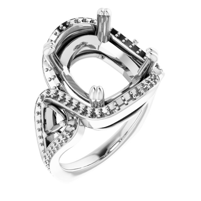 Criss-Cross Halo-Style Ring