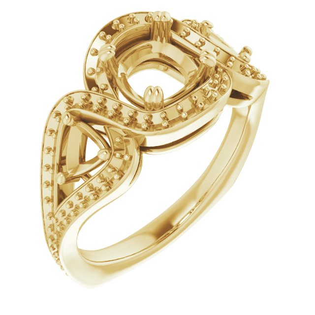 Criss-Cross Halo-Style Ring