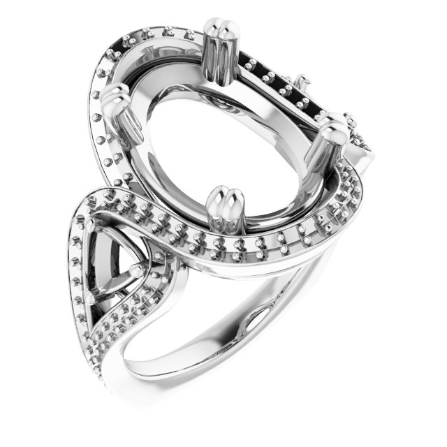 Criss-Cross Halo-Style Ring