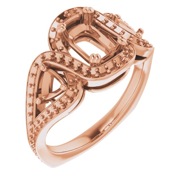 Criss-Cross Halo-Style Ring