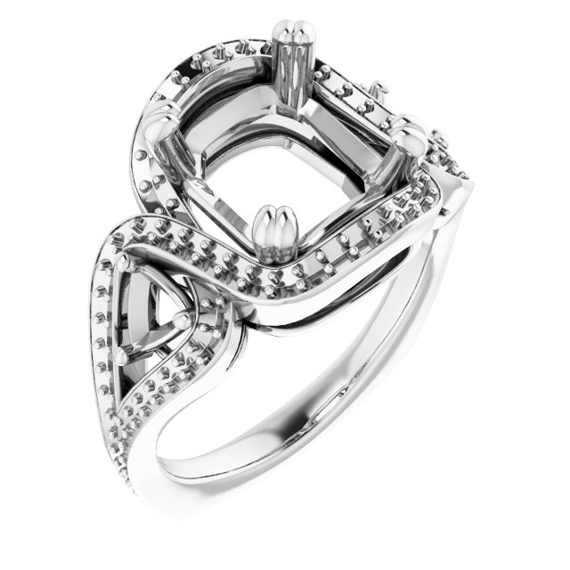 Criss-Cross Halo-Style Ring