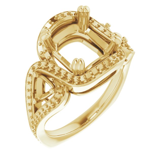 Criss-Cross Halo-Style Ring