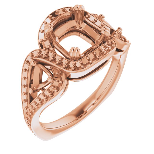 Criss-Cross Halo-Style Ring