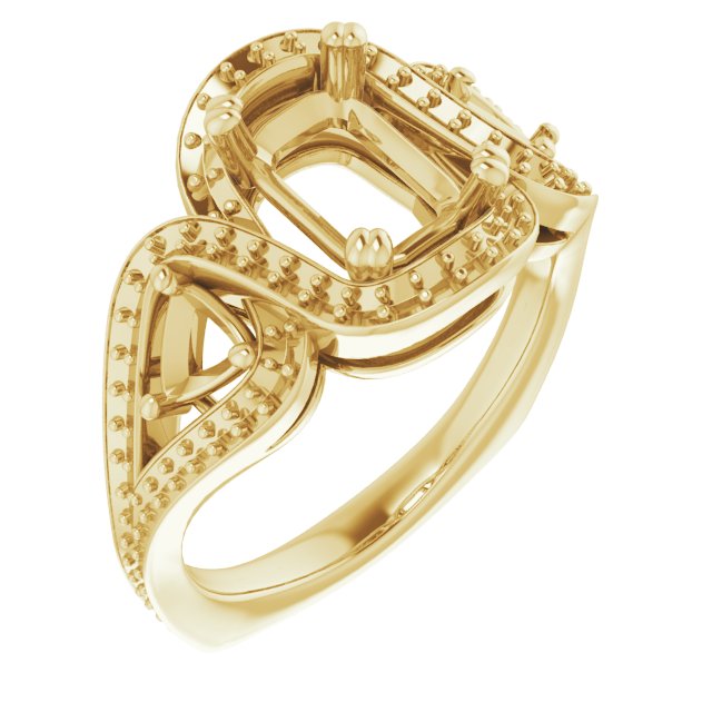 Criss-Cross Halo-Style Ring