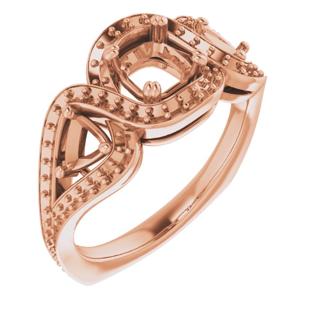 Criss-Cross Halo-Style Ring