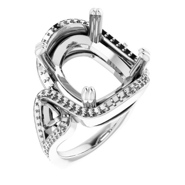 Criss-Cross Halo-Style Ring