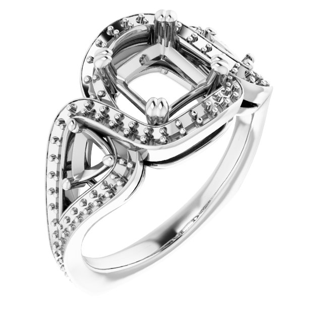Criss-Cross Halo-Style Ring
