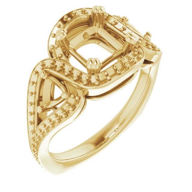 Criss-Cross Halo-Style Ring