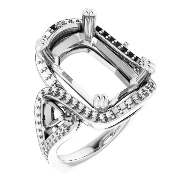 Criss-Cross Halo-Style Ring
