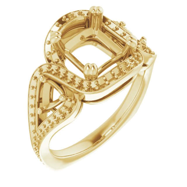 Criss-Cross Halo-Style Ring