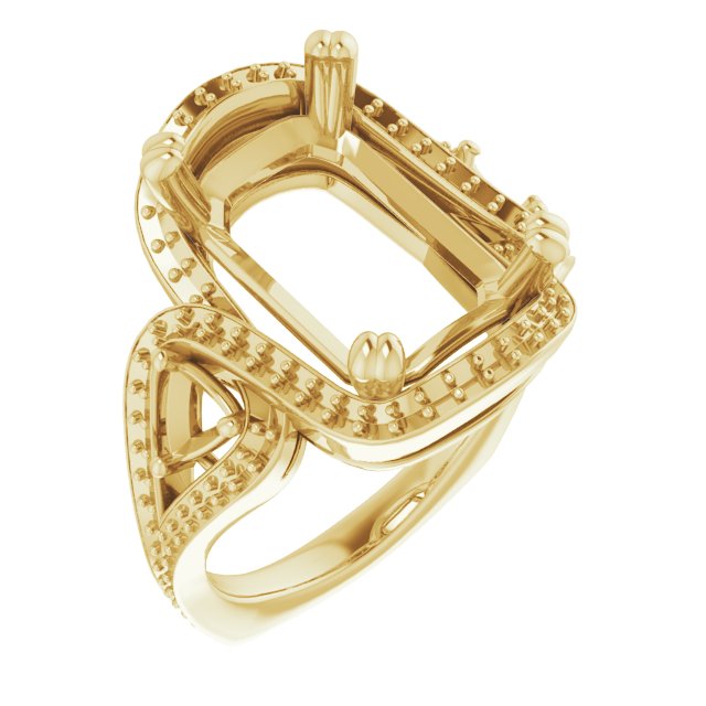 Criss-Cross Halo-Style Ring