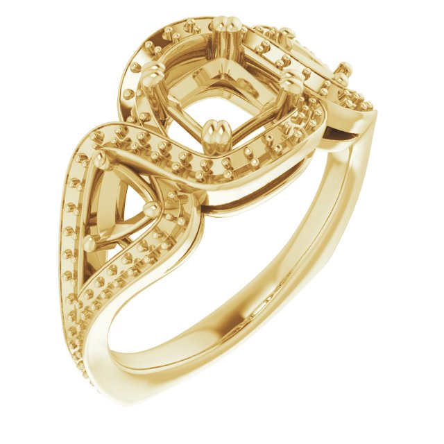Criss-Cross Halo-Style Ring