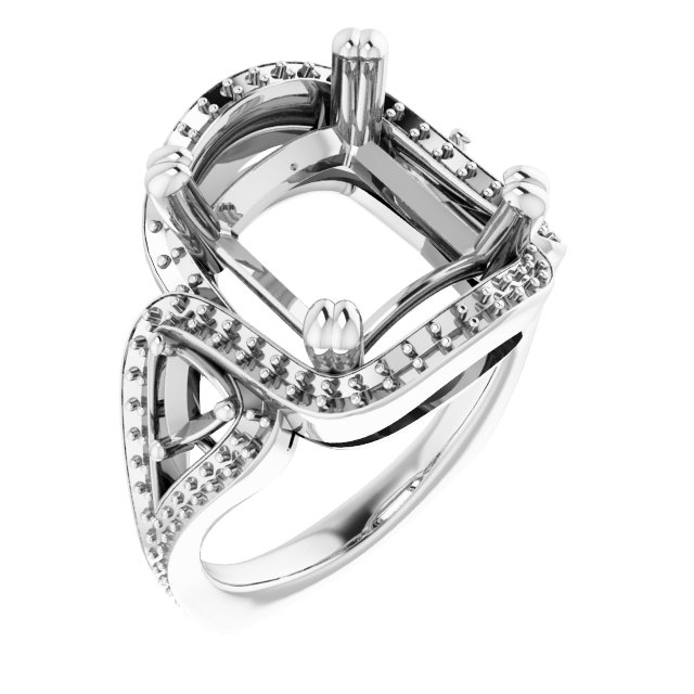 Criss-Cross Halo-Style Ring