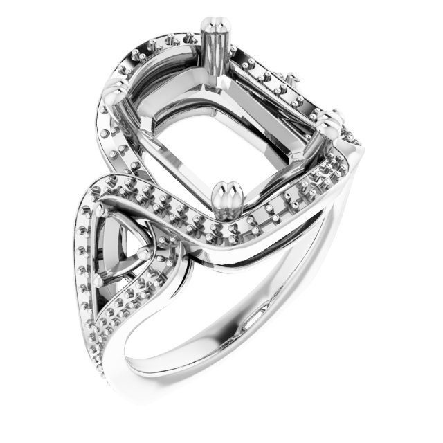 Criss-Cross Halo-Style Ring