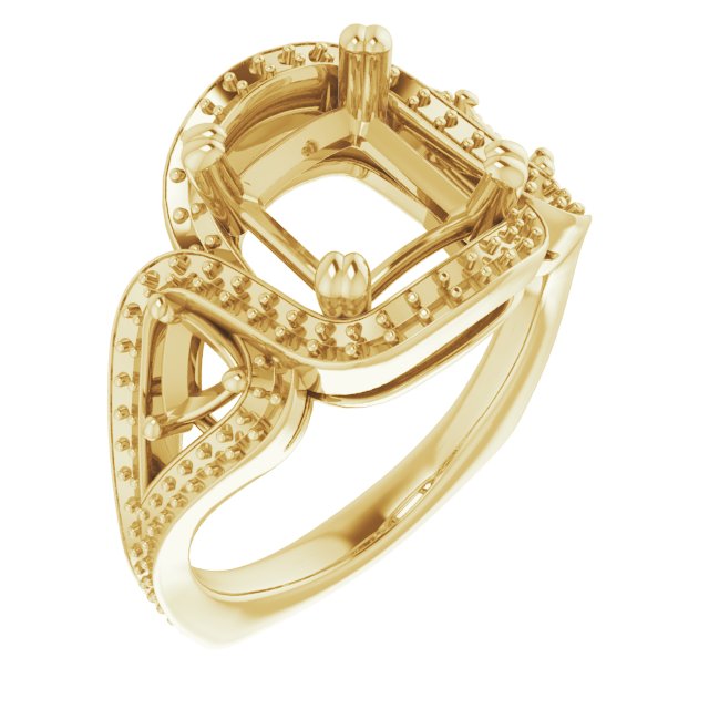 Criss-Cross Halo-Style Ring
