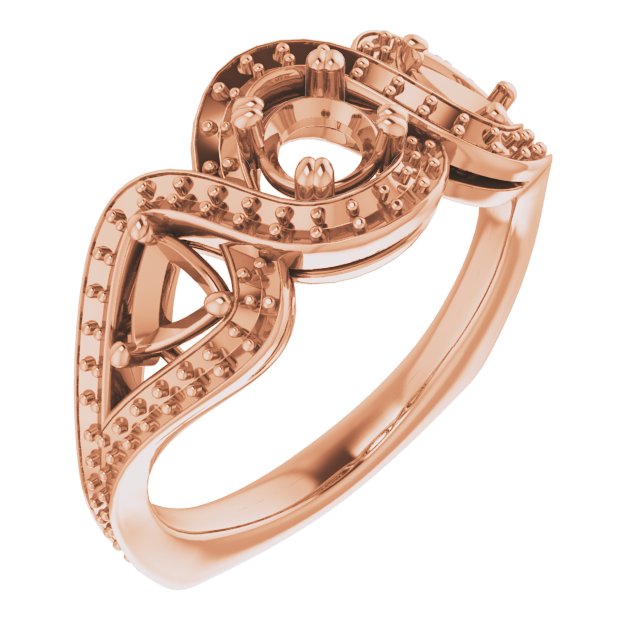 Criss-Cross Halo-Style Ring