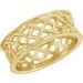 18K Yellow 8 mm Celtic-Inspired Band Size 6

