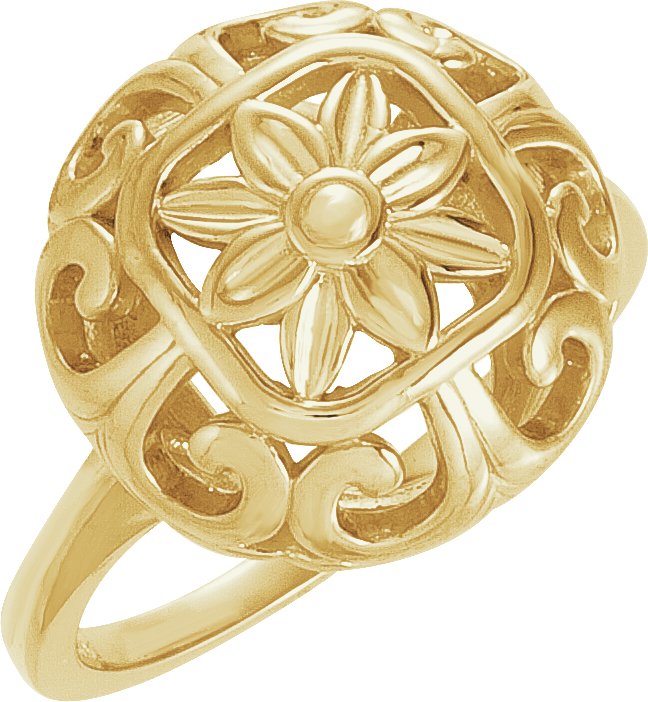 14k Yellow Gold