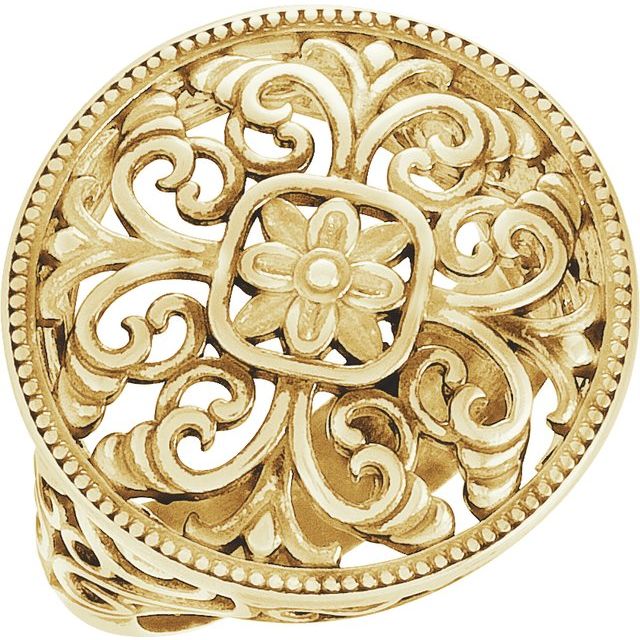 14k Yellow Gold