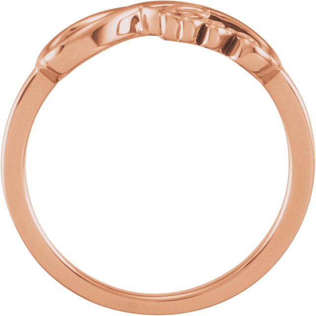 14K Rose Love Infinity-Inspired Ring