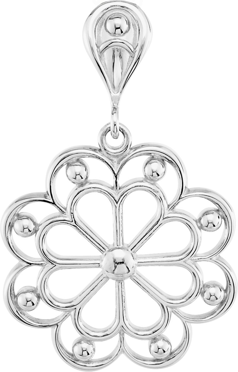 Sterling Silver Decorative Pendant Ref. 4196186