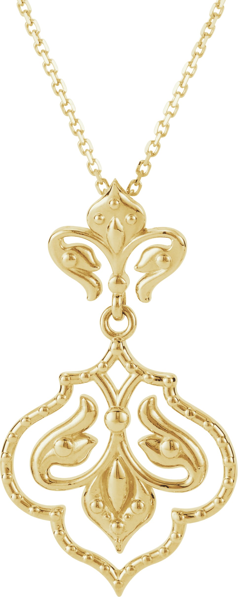 14K Rose Decorative Pendant Ref. 5451996