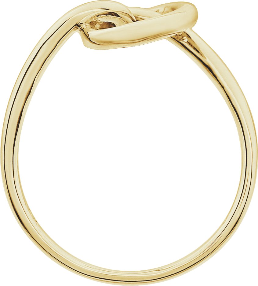 14K Yellow Knot Ring