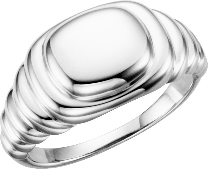 Continuum Sterling Silver Freeform Ring