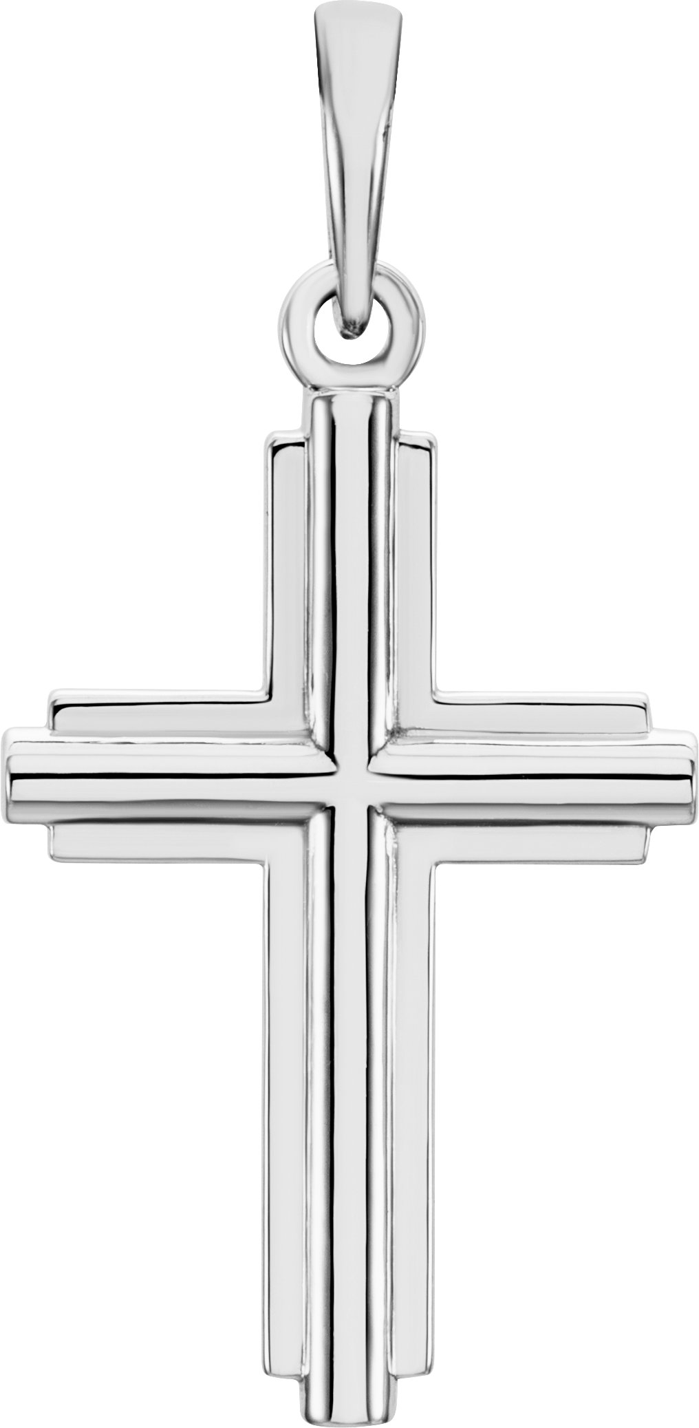 Platinum Cross Pendant