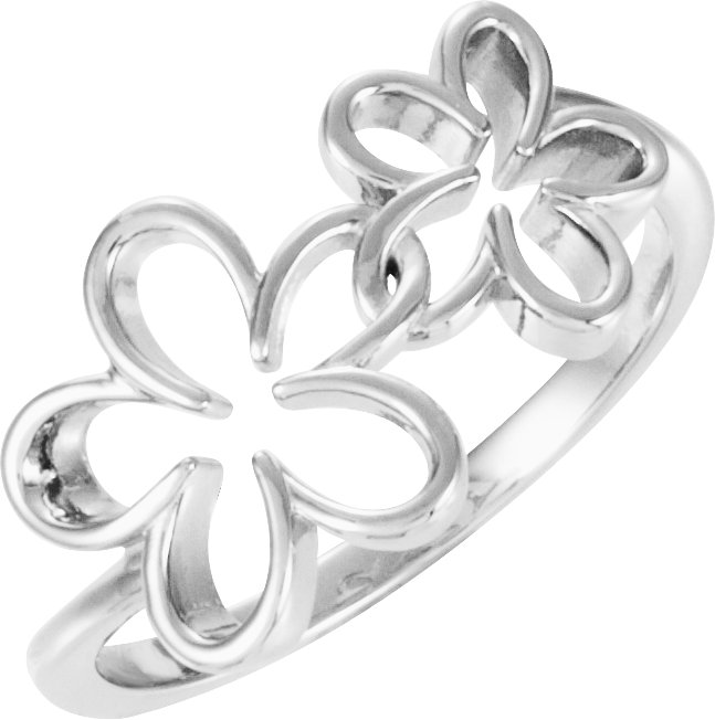 Sterling Silver Flower Ring