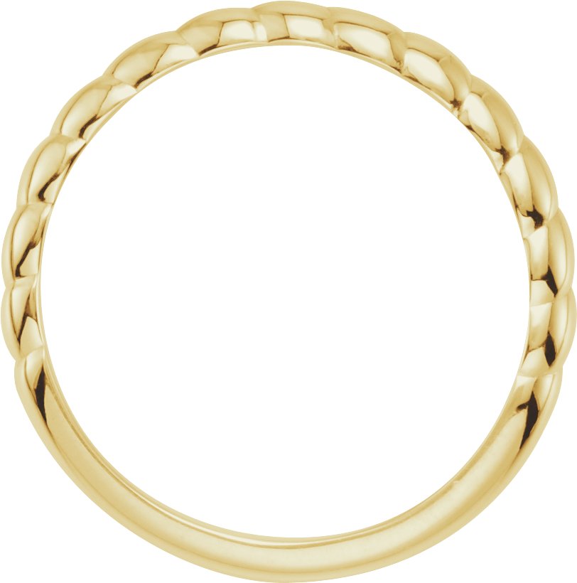 14K Yellow Stackable Ring