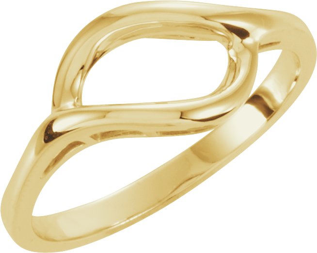 14K Yellow Freeform Ring