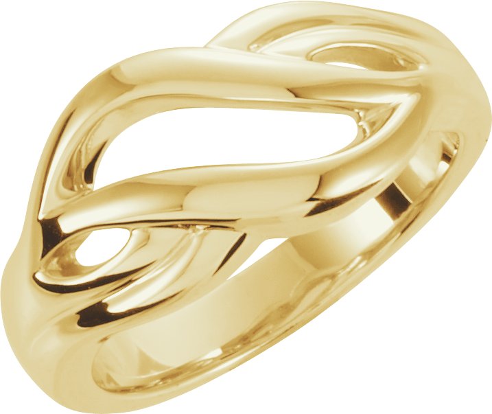 10K Yellow Freeform Remount Ring