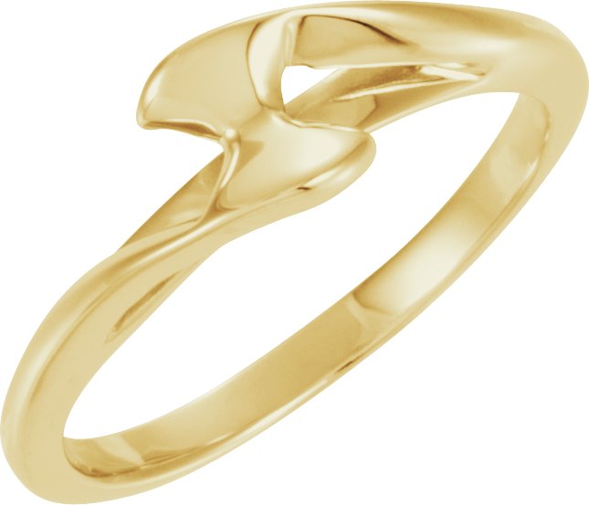 14K Yellow Freeform Ring