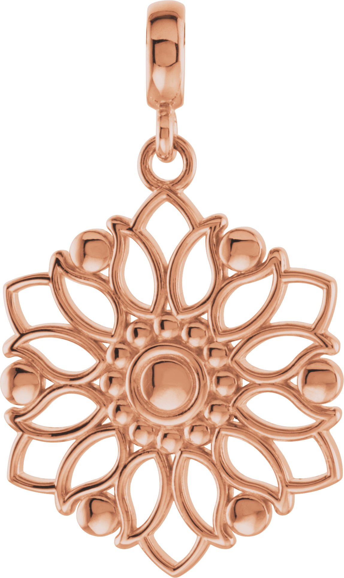 14K Rose Decorative Pendant Ref. 5612968