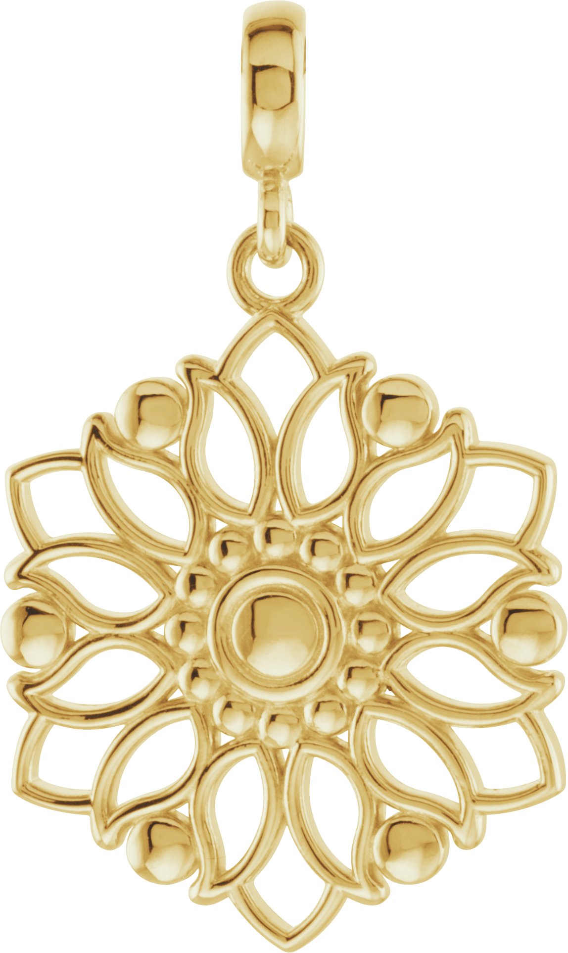 14K Yellow Decorative Pendant Ref. 4240017