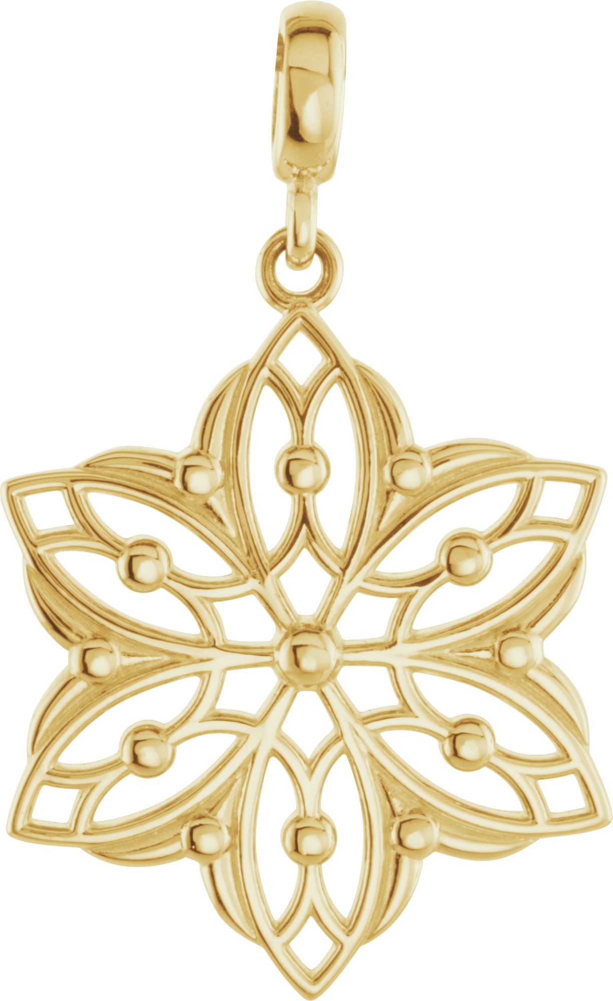 14K Yellow Decorative Pendant Ref. 4196419