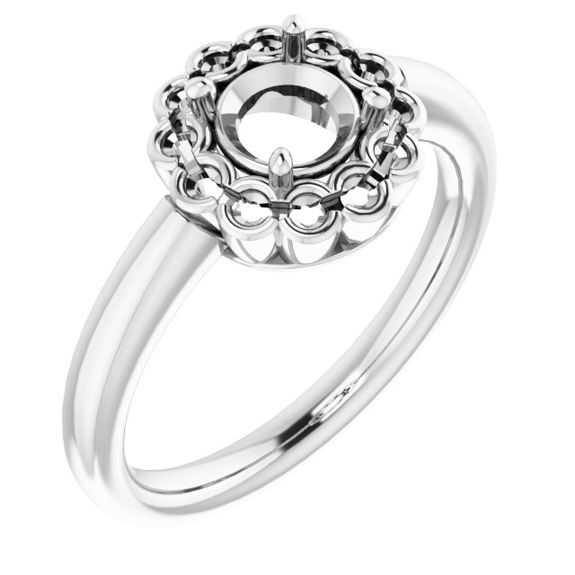 Halo-Style Engagement Ring
