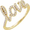 14K Yellow .25 CTW Diamond Love Ring Ref. 16771024