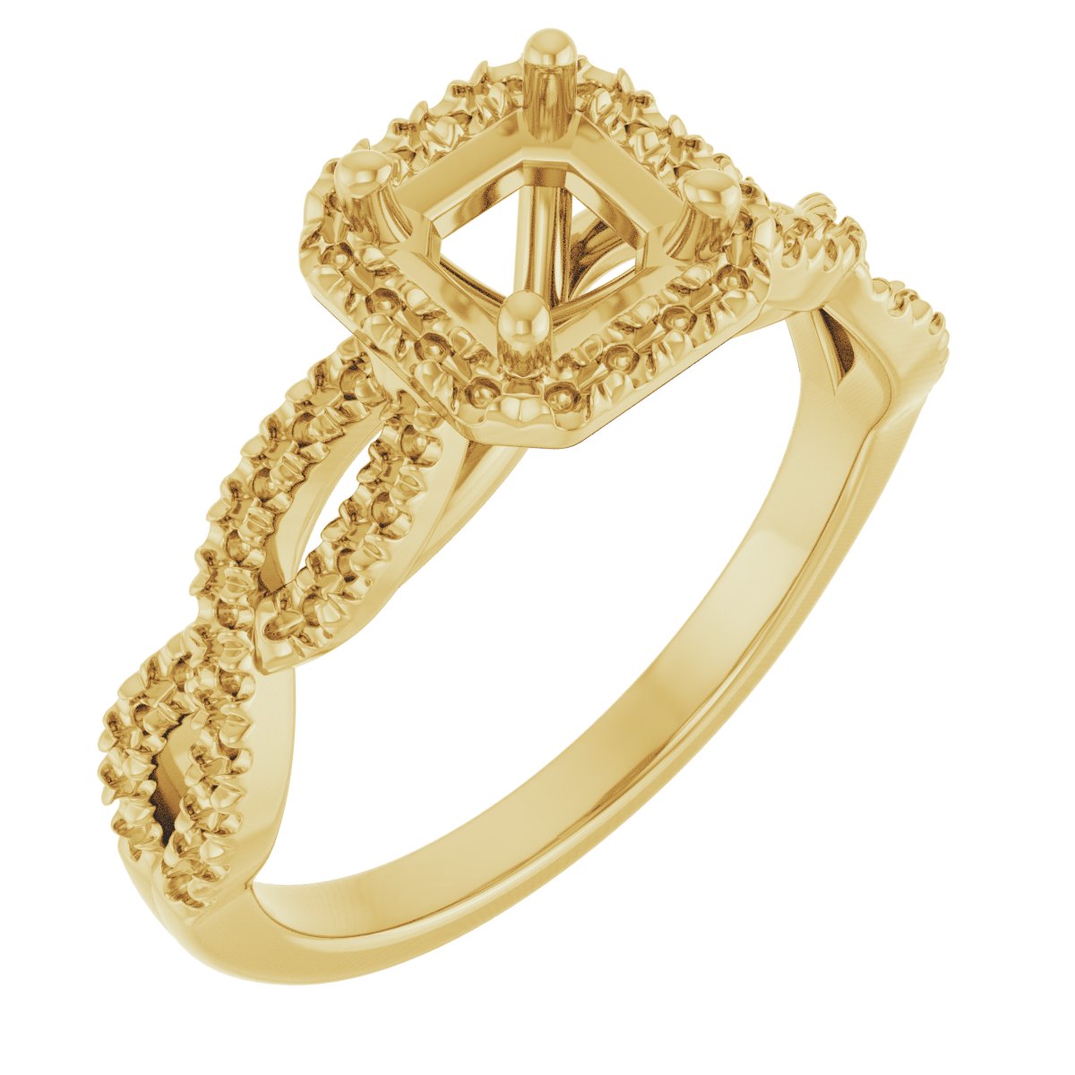Halo-Style Infinity-Inspired Engagement Ring