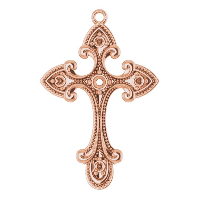 Vintage-Inspired Cross Dangle