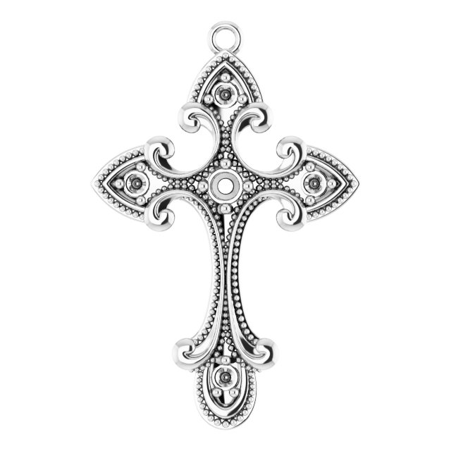 Vintage-Inspired Cross Dangle