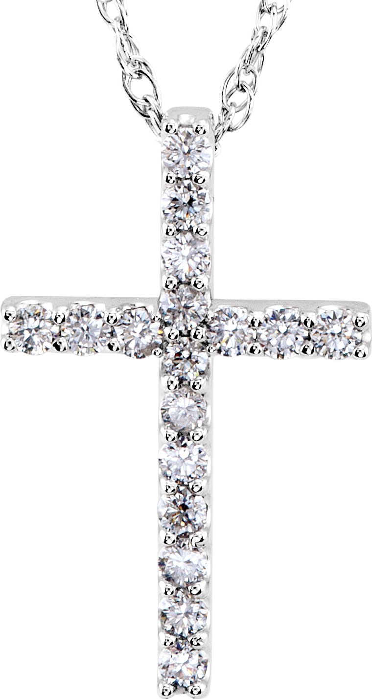 Petite Cross Necklace or Pendant 